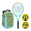 Tennisset Wilson Minions 2.0 Junior Kit 25 Kinder -Discounter Für Tennisausrüstung 03819000 000