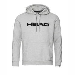 Tennis-Pullover HEAD Club Byron Grey Melange Black Herren