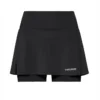 Tennisrock HEAD Club Basic Black Damen -Discounter Für Tennisausrüstung 1 814399 3