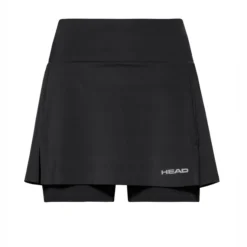 Tennisrock HEAD Club Basic Long Black Damen