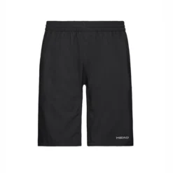 Tennishose HEAD Boys Bermudas Club Black Kinder