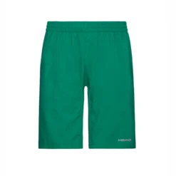 Tennishose HEAD Boys Bermudas Club Green Kinder