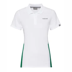 Poloshirt HEAD Club Tech White Green Mädchen