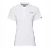 Poloshirt HEAD Girls Club Tech White Kinder -Discounter Für Tennisausrüstung 1 816449 17