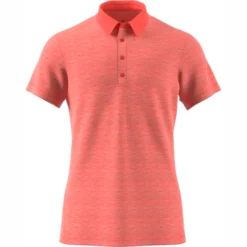 Polo Adidas Heathered Polo Trace Scarlet Herren
