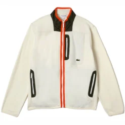 Jacke Lacoste SH0222 White Khaki Herren