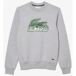 Pullover Lacoste SH5087 Men Silver Chine