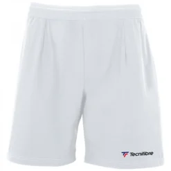 Tennishose Tecnifibre Stretch Short White Herren