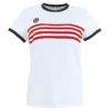 Tennisshirt The Indian Maharadja Kadiri Boys Striped Red