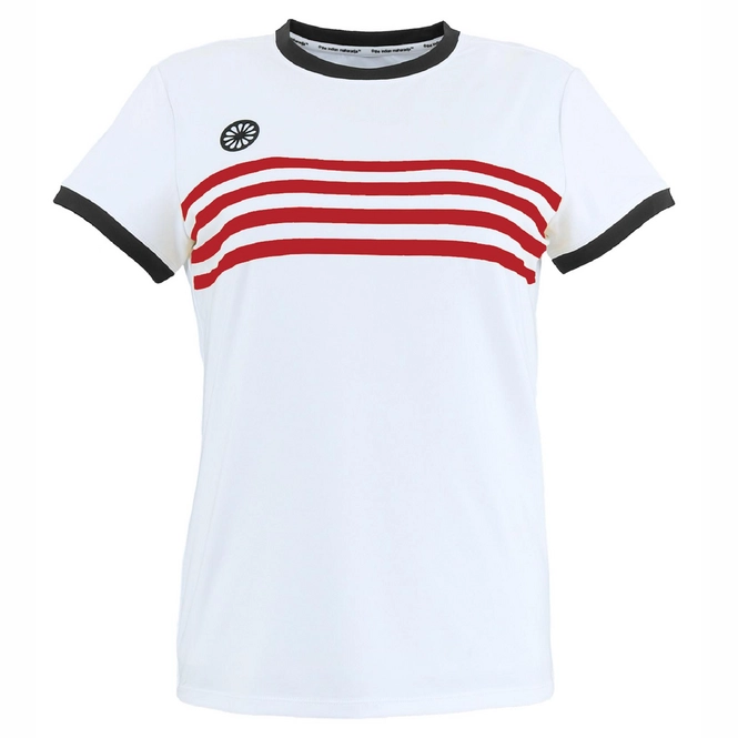 Tennisshirt The Indian Maharadja Kadiri Boys Striped Red 3 Tennisshirt The Indian Maharadja Kadiri Boys Striped Red
