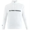 Tennispullover The Indian Maharadja Poly Terry Half Zip IM Men White -Discounter Für Tennisausrüstung 1 t370210 whi t370210 whi 01