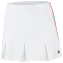 K-Swiss Tennisrock K Swiss Hypercourt Pleated Skirt 3 Damen White