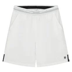 K-Swiss Tennishose K Swiss Core Team Short 8 Inch Weiß Herren