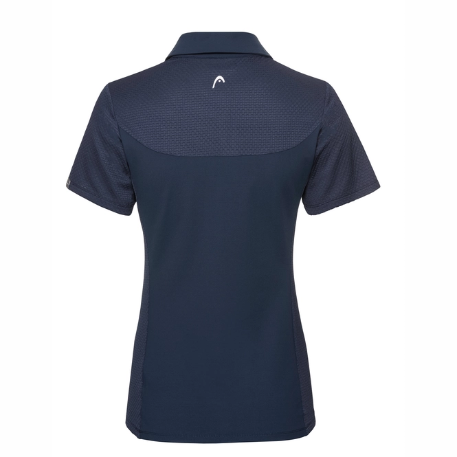 Poloshirt HEAD Performance Dark Blue Damen 4 Poloshirt HEAD Performance Dark Blue Damen – Bild 2