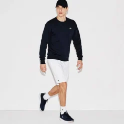 Tennishose Lacoste Tafeta White -Discounter Für Tennisausrüstung 2 GH353T 001 20