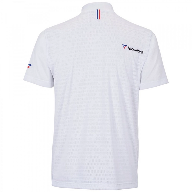 Poloshirt Tecnifibre F3 White Herren 4 Poloshirt Tecnifibre F3 White Herren – Bild 2