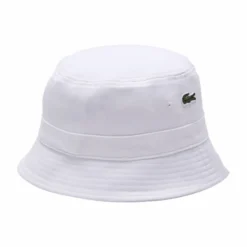Buckethat Lacoste RK2056 Unisex White M -Discounter Für Tennisausrüstung 2 rk2056001311 no bg 1