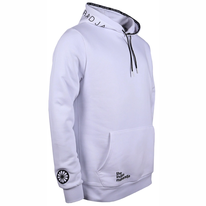 Tennispullover The Indian Maharadja Fun Hooded Lean IM Men White 4 Tennispullover The Indian Maharadja Fun Hooded Lean IM Men White – Bild 2