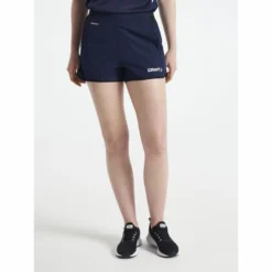 Tennishosen Craft Pro Control Impact Shorts W Navy White Damen -Discounter Für Tennisausrüstung 3 1908238 390900 Pro20Control20Impact20Shorts20W Closeup1 Preview
