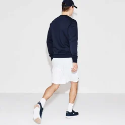 Tennishose Lacoste Tafeta White -Discounter Für Tennisausrüstung 3 GH353T 001 22