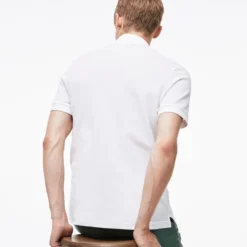 Lacoste Polo Slim Fit White -Discounter Für Tennisausrüstung 3 PH4012 001 22