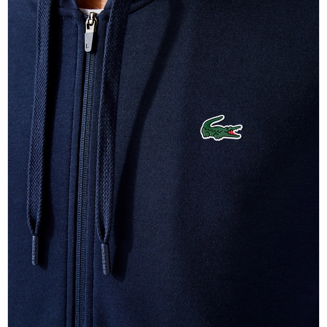 Sweatjacke Lacoste SH9676 Sport Hooded Mesh Navy Blue Herren 5 Sweatjacke Lacoste SH9676 Sport Hooded Mesh Navy Blue Herren – Bild 3