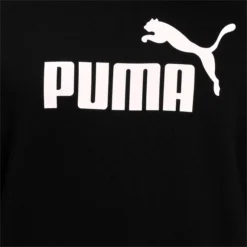 Pullover Puma Essentials Big Logo Crew Herren Black -Discounter Für Tennisausrüstung 3 pumapum 586680 01detailview01