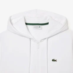 Sweatjacke Lacoste SH9626 Men White -Discounter Für Tennisausrüstung 3 sh962600125