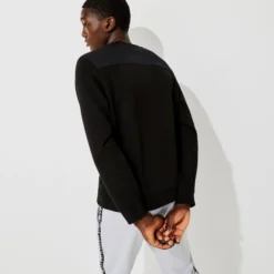 Pullover Lacoste SH9604 Sport Mesh Black Herren -Discounter Für Tennisausrüstung 4 Trui20Lacoste20Men20SH960420Sport20Mesh20Black3