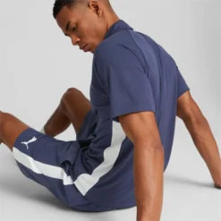 Poloshirt Puma TeamLIGA Training Herren Blue -Discounter Für Tennisausrüstung 4 pumapum 658396 06modelshot02