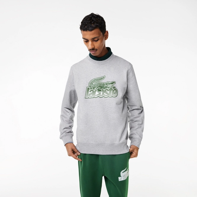 Pullover Lacoste SH5087 Men Silver Chine 6 Pullover Lacoste SH5087 Men Silver Chine – Bild 4