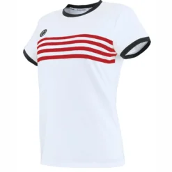 Tennisshirt The Indian Maharadja Kadiri Grils Striped Red -Discounter Für Tennisausrüstung 4 t100960 red t100962 red 330 3