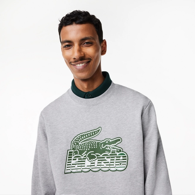 Pullover Lacoste SH5087 Men Silver Chine 7 Pullover Lacoste SH5087 Men Silver Chine – Bild 5