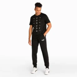 Trainingshose Puma Essentials Logo FL CL Herren Gray -Discounter Für Tennisausrüstung 6 download 2023 05 12t143551740