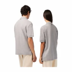 Poloshirt Lacoste PH3922 Loose Fit Unisex Silver Chine -Discounter Für Tennisausrüstung 6 ph3922cca22 no bg