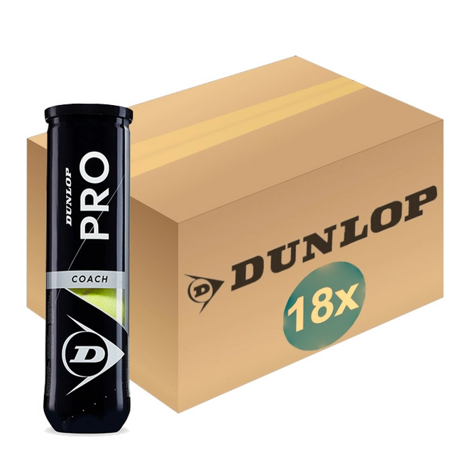 Tennisball Dunlop Pro Coach 4-Tin (Dose 18x4) 2020 3 Tennisball Dunlop Pro Coach 4-Tin (Dose 18x4) 2020