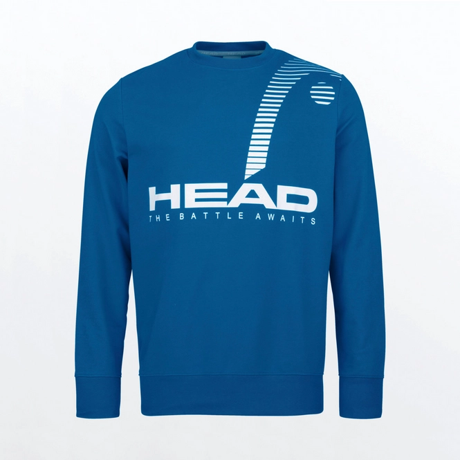 Tennis-Pullover HEAD Men Rally Blue 3 Tennis-Pullover HEAD Men Rally Blue