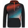 Tennisshirt HEAD Topspin Schwarz Print Vision Herren -Discounter Für Tennisausrüstung 811452 BKXV201