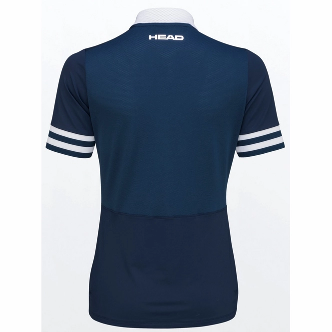Polo HEAD Performance Dark Blue 22 Damen 4 Polo HEAD Performance Dark Blue 22 Damen – Bild 2