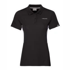 Poloshirt HEAD Club Tech Black Damen