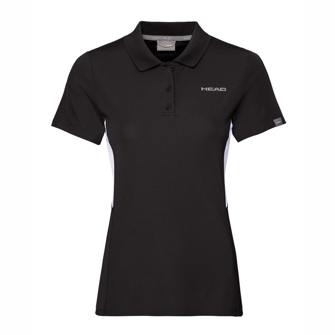 Poloshirt HEAD Club Tech Black Damen 3 Poloshirt HEAD Club Tech Black Damen