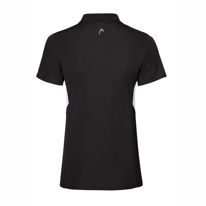 Poloshirt HEAD Club Tech Black Damen 4 Poloshirt HEAD Club Tech Black Damen – Bild 2