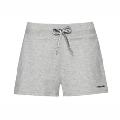Tennishose HEAD Shorts Club Ann Grey Melange Damen