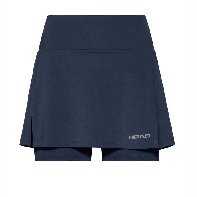Tennisrock HEAD Club Basic Long Dark Blue Damen 3 Tennisrock HEAD Club Basic Long Dark Blue Damen