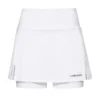 Tennisrock HEAD Club Basic Long White Damen -Discounter Für Tennisausrüstung 814539 3