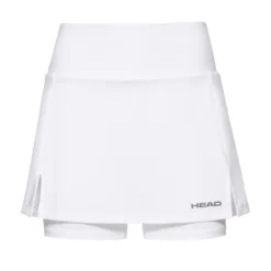 Tennisrock HEAD Club Basic Long White Damen