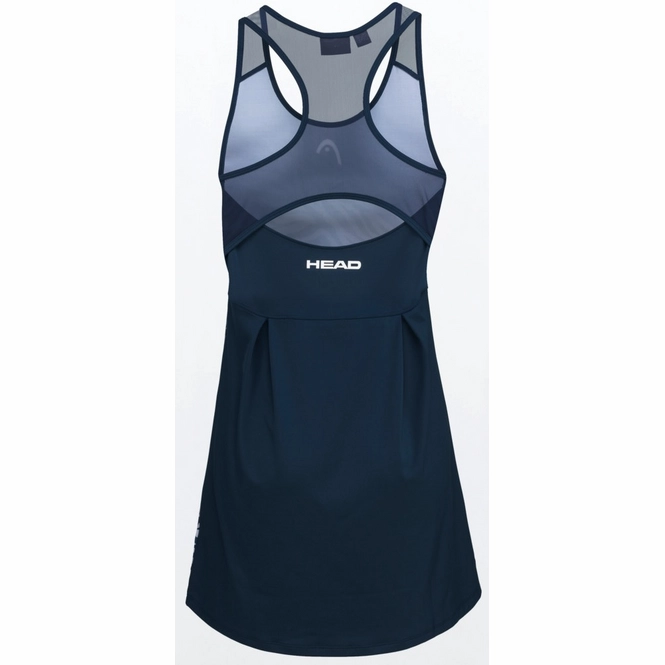 Tenniskleid HEAD Spirit Dark Blue Print Damen 4 Tenniskleid HEAD Spirit Dark Blue Print Damen – Bild 2