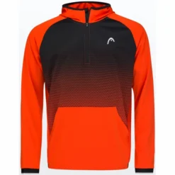 Tennisshirt HEAD Topspin Orange Print Vision Herren