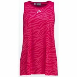 Tennisshirt HEAD Agility Tanktop Magenta Print Mädchen