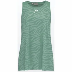 Tennisshirt HEAD Agility Tanktop Print Nile Green Mädchen